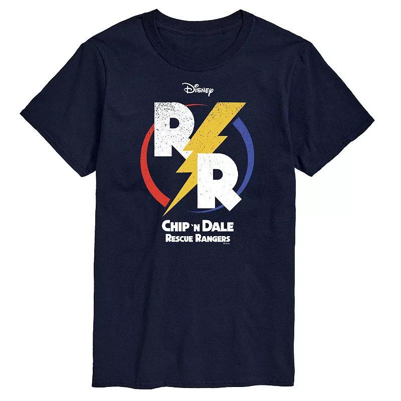 Disney's Mickey Mouse Men's Chip 'N Dale Rescue Rangers Logo Graphic Tee, Size: Medium, Blue Product Image