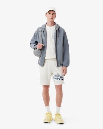 Men's Graphic Print Fleece Sweatshirt Product Image