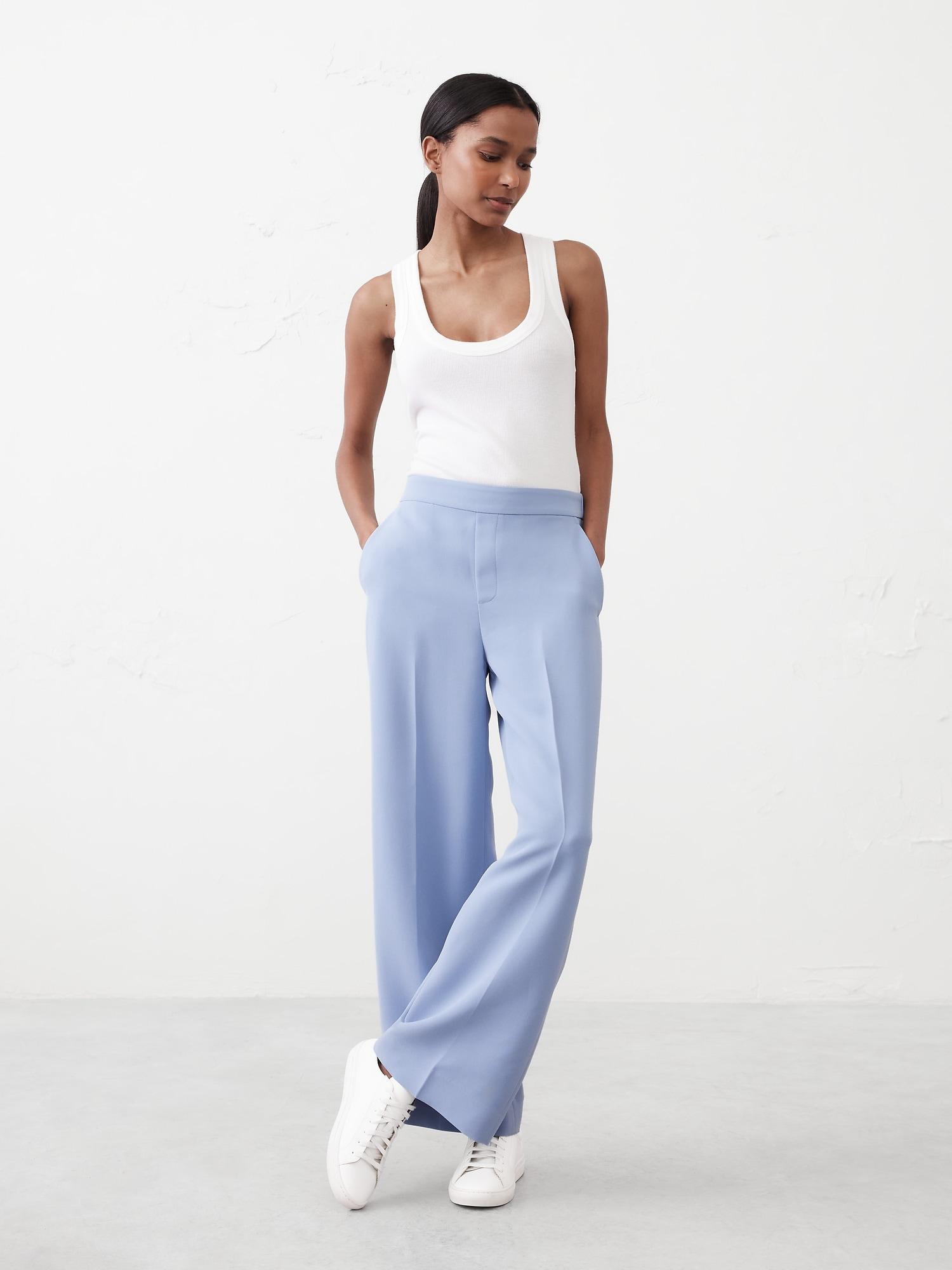 Hayden Crepe Wide-Leg Pant Product Image