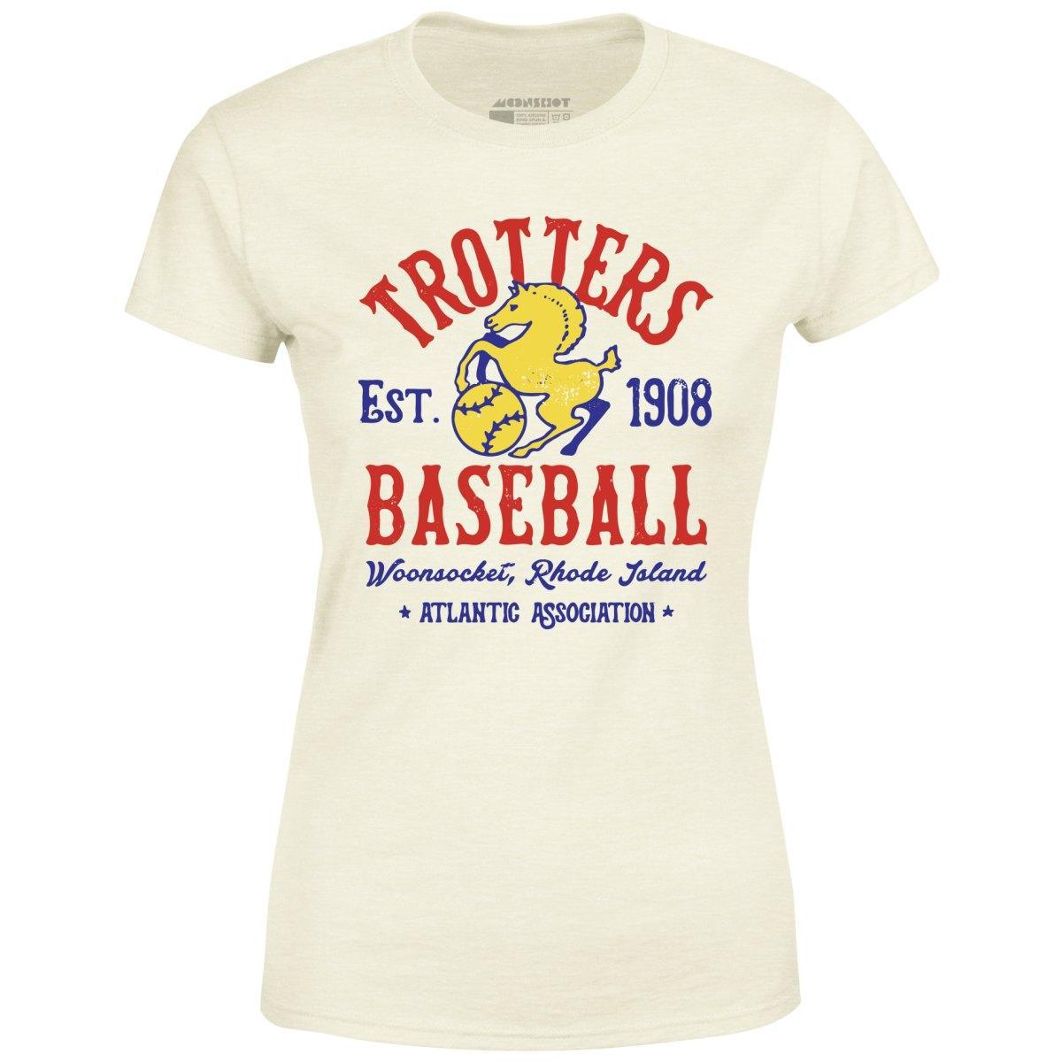 Woonsocket Trotters - Rhode Island - Vintage Defunct Baseball Teams - Women's T-Shirt Female Product Image