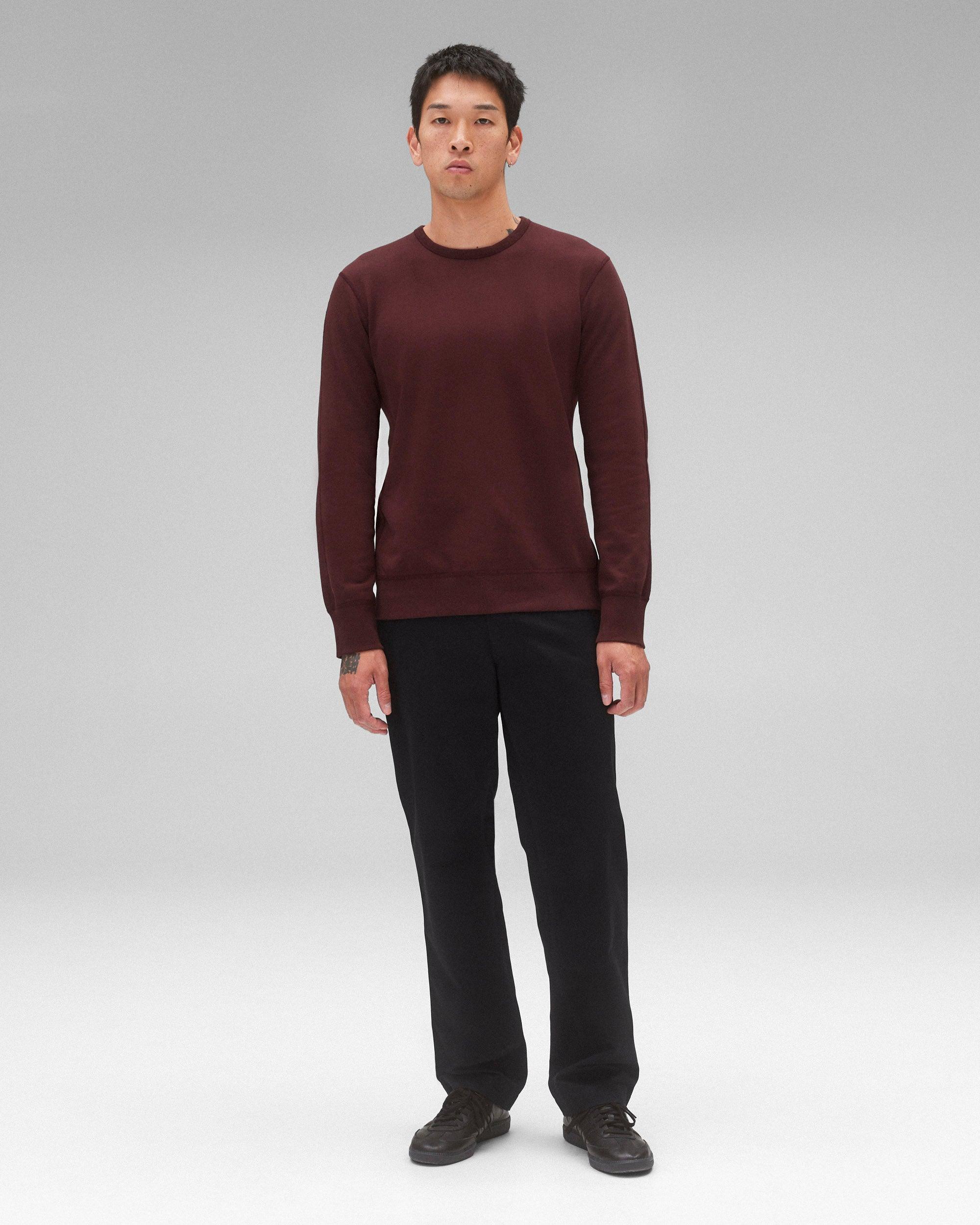 Midweight Terry Slim Crewneck - Vault Male Product Image
