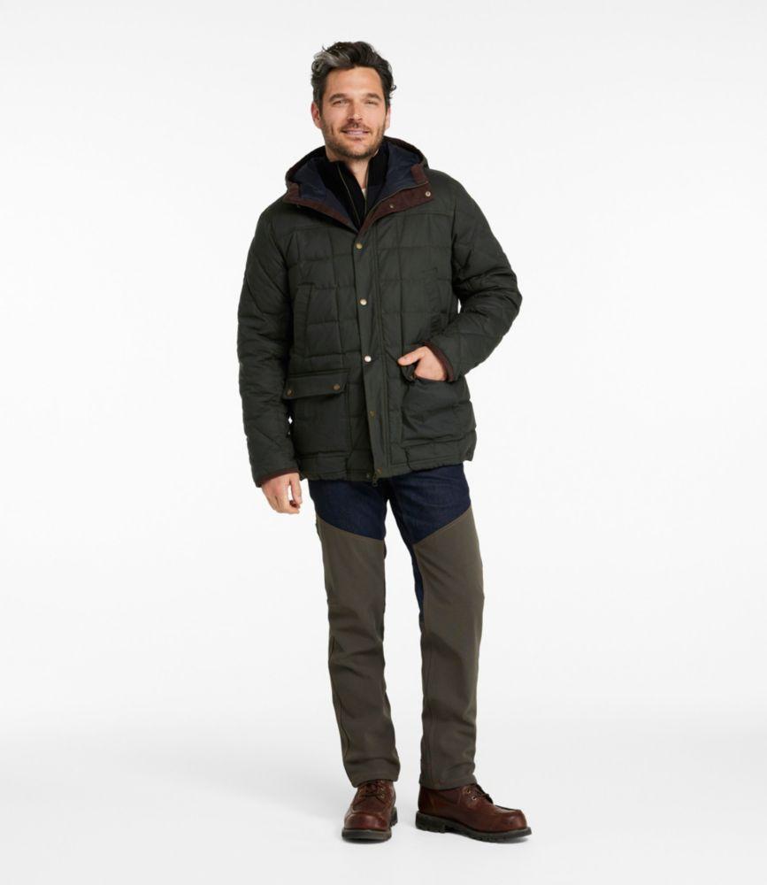Men's Upcountry Waxed Down Hooded Jacket Product Image