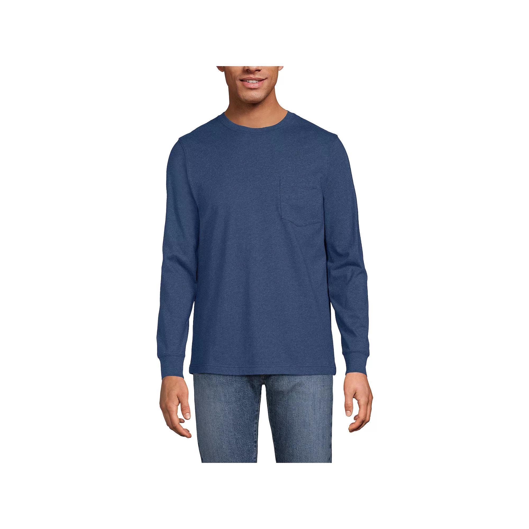 Men's Lands' End Super-T Pocket Tee,  Product Image
