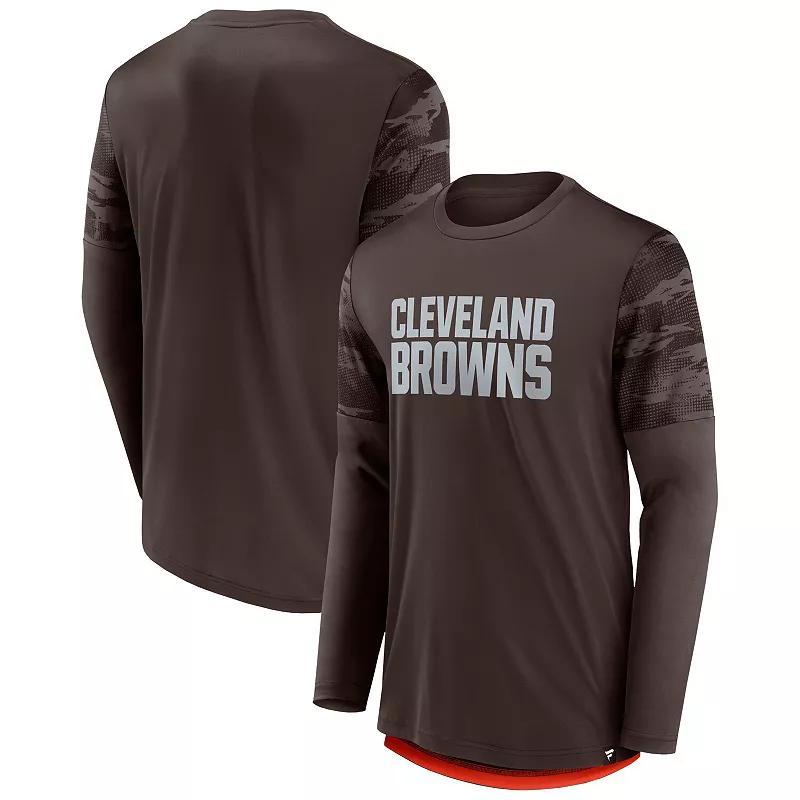 Mens Fanatics Branded /Orange Cleveland s Square Off Long Sleeve T-Shirt Product Image