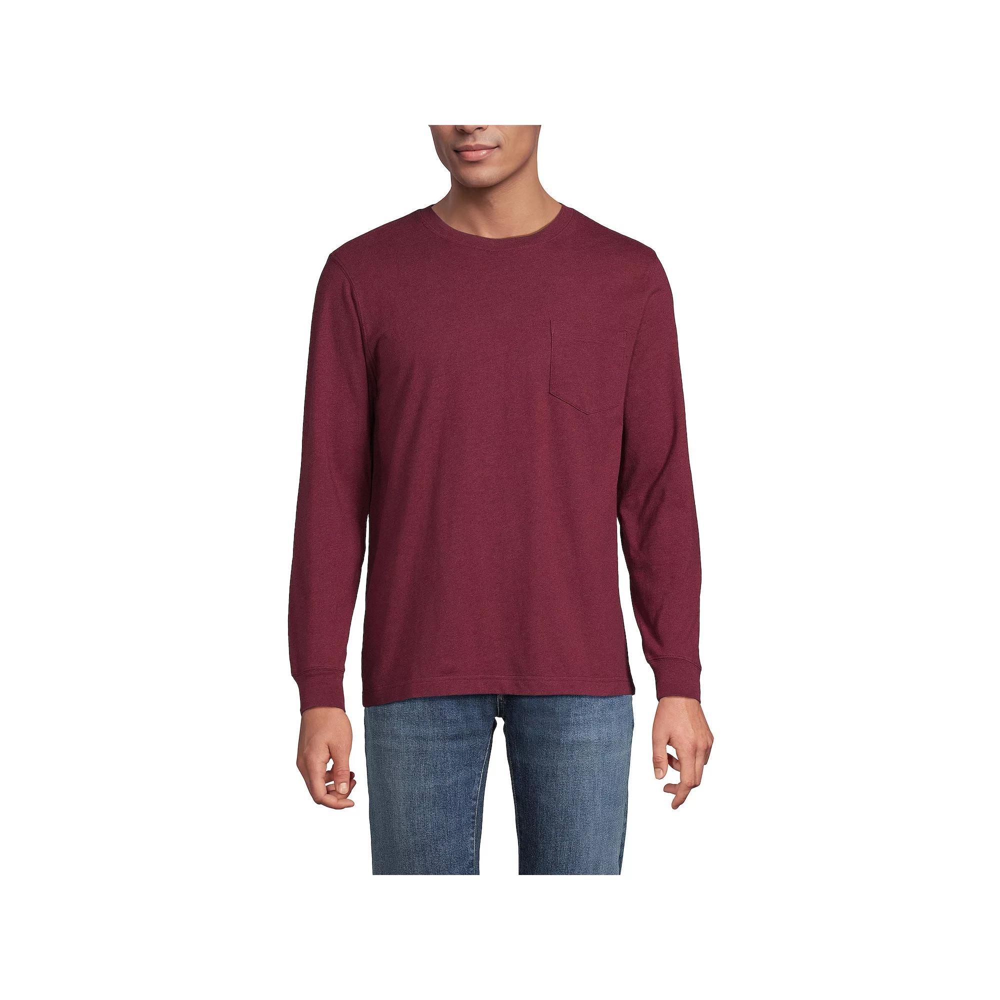 Men's Lands' End Super-T Pocket Tee,  Product Image