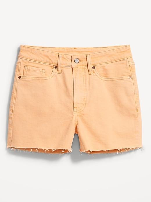 High-Waisted OG Cut-Off Jean Shorts -- 3-inch inseam Product Image