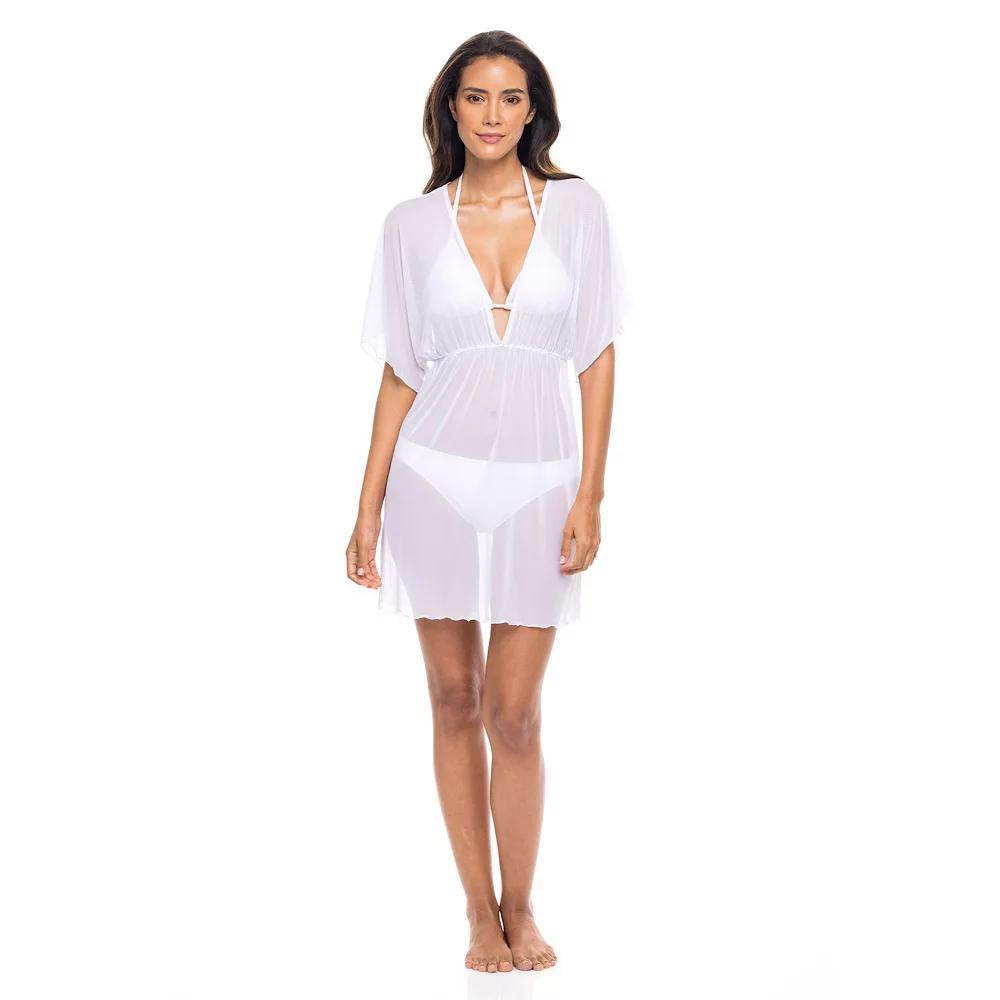 Women's Jordan Taylor Power Mesh Dolman Swim Cover-Up Tunic,  Product Image