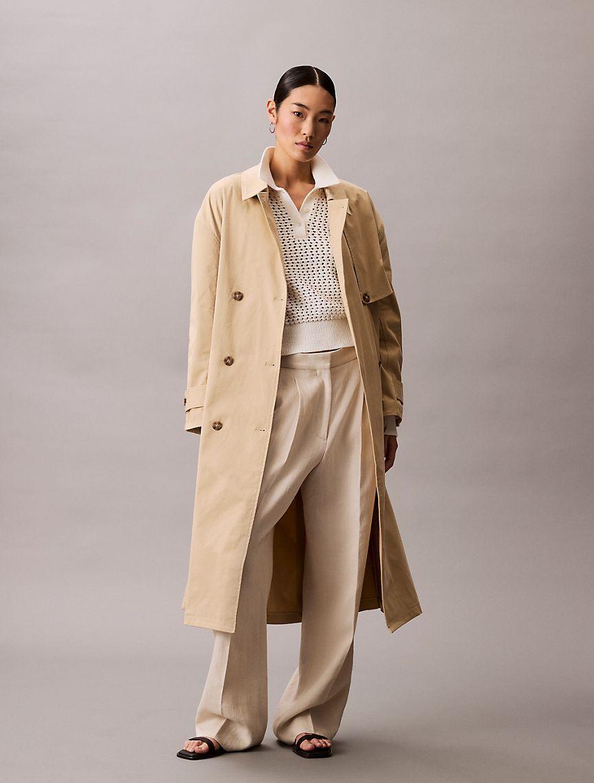 Open Stitch Polo Sweater Product Image