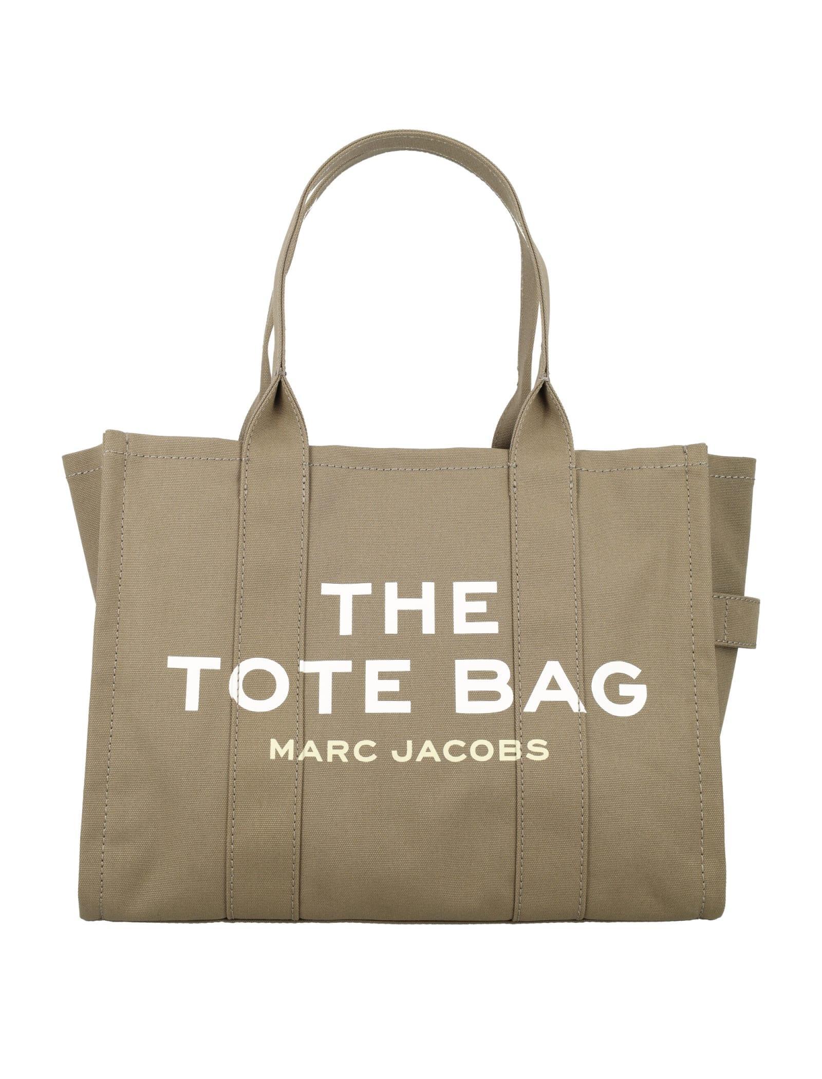 MARC JACOBS Cotton Mini Tote Bag In Green Product Image