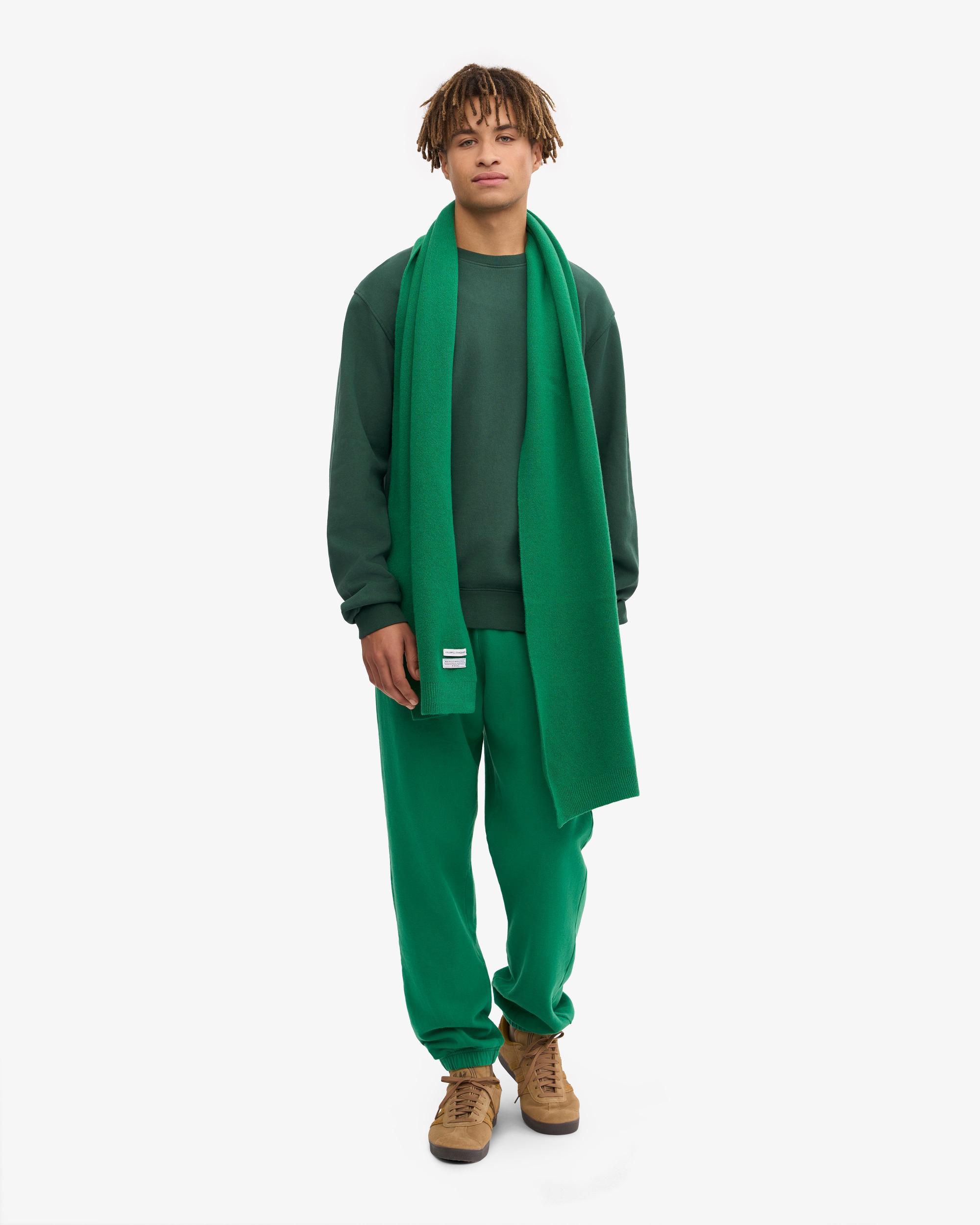 Merino Wool Scarf - Kelly Green Product Image