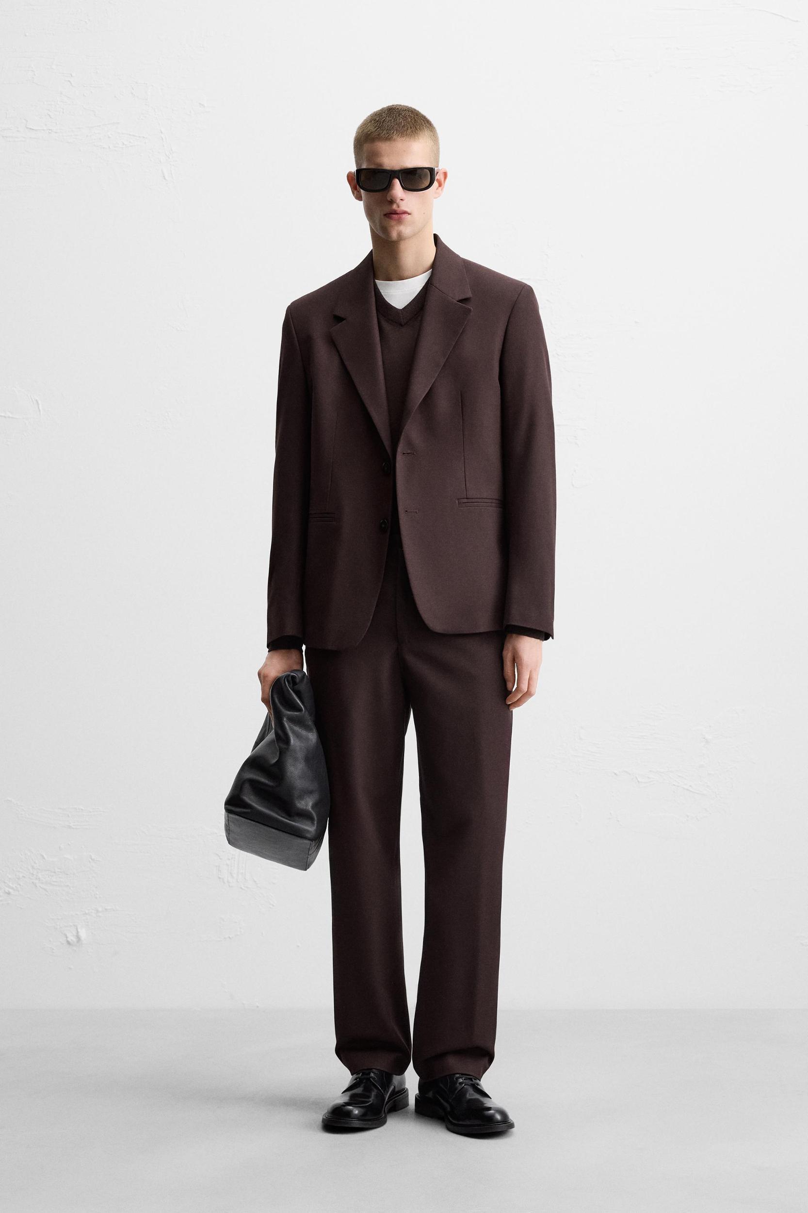 REGULAR FIT SUIT PANTS Product Image