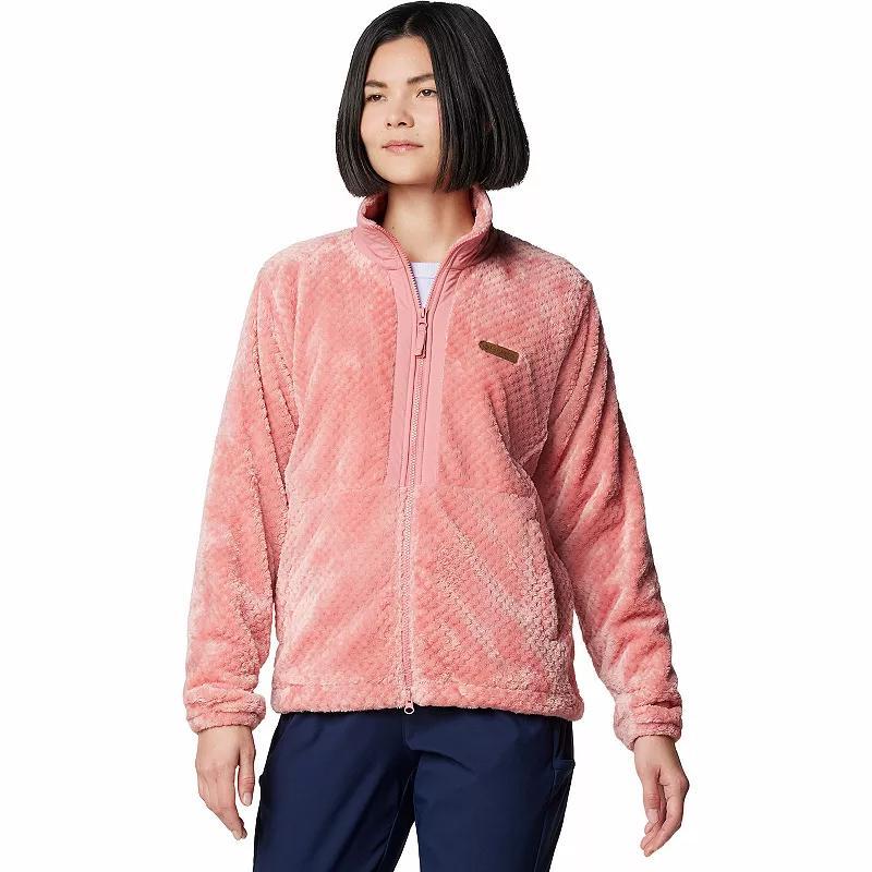 Women's Columbia Fire Side III Full Zip Jacket, Size: Medium, Colleg Product Image