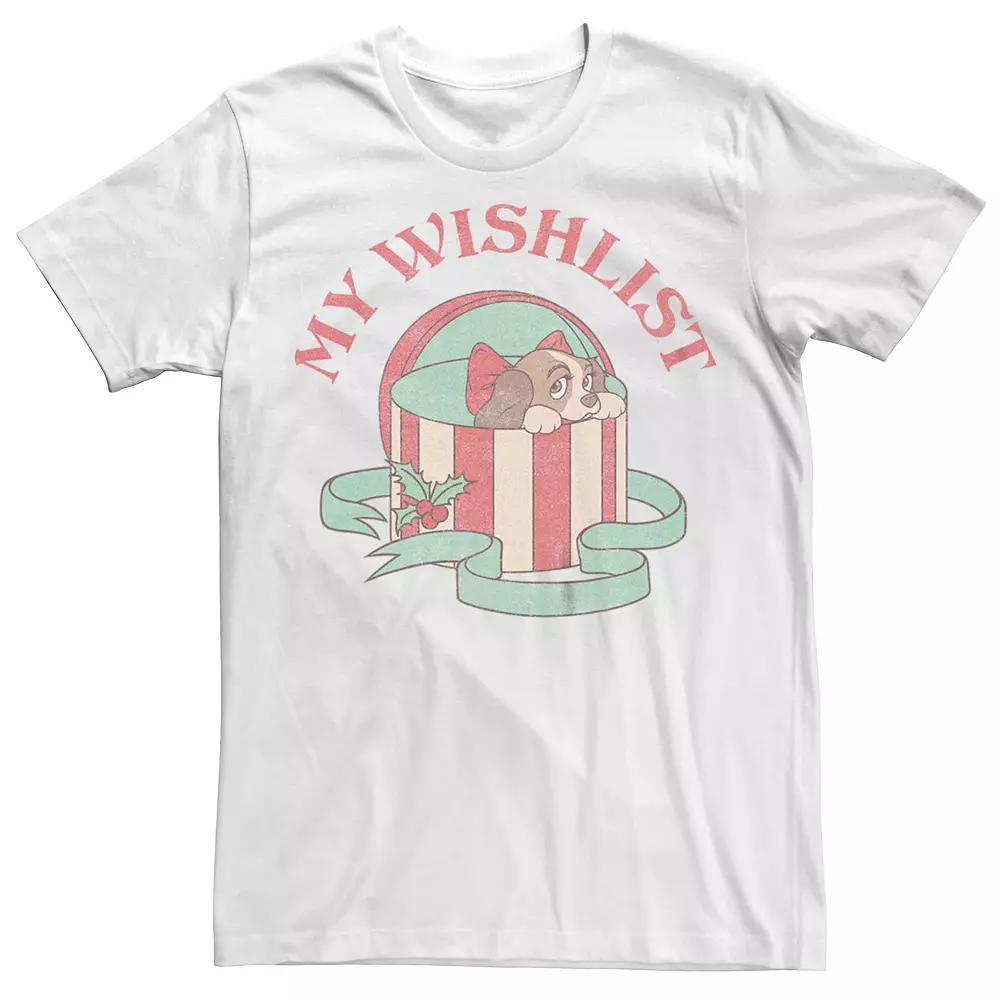 Disney's Lady And The Tramp Men's My Wish list Tee,  Product Image