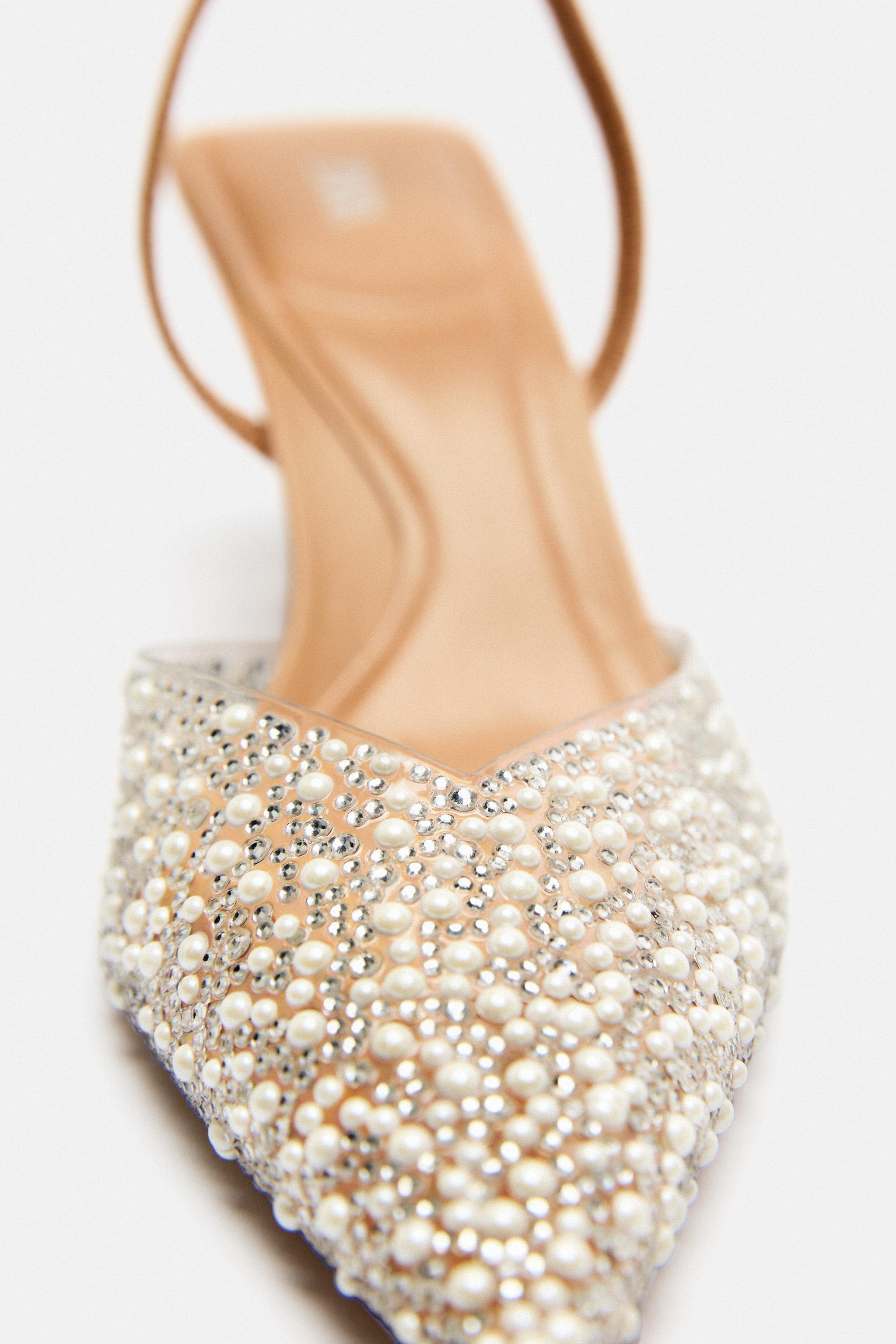 PEARL HEELED SLINGBACKS Product Image