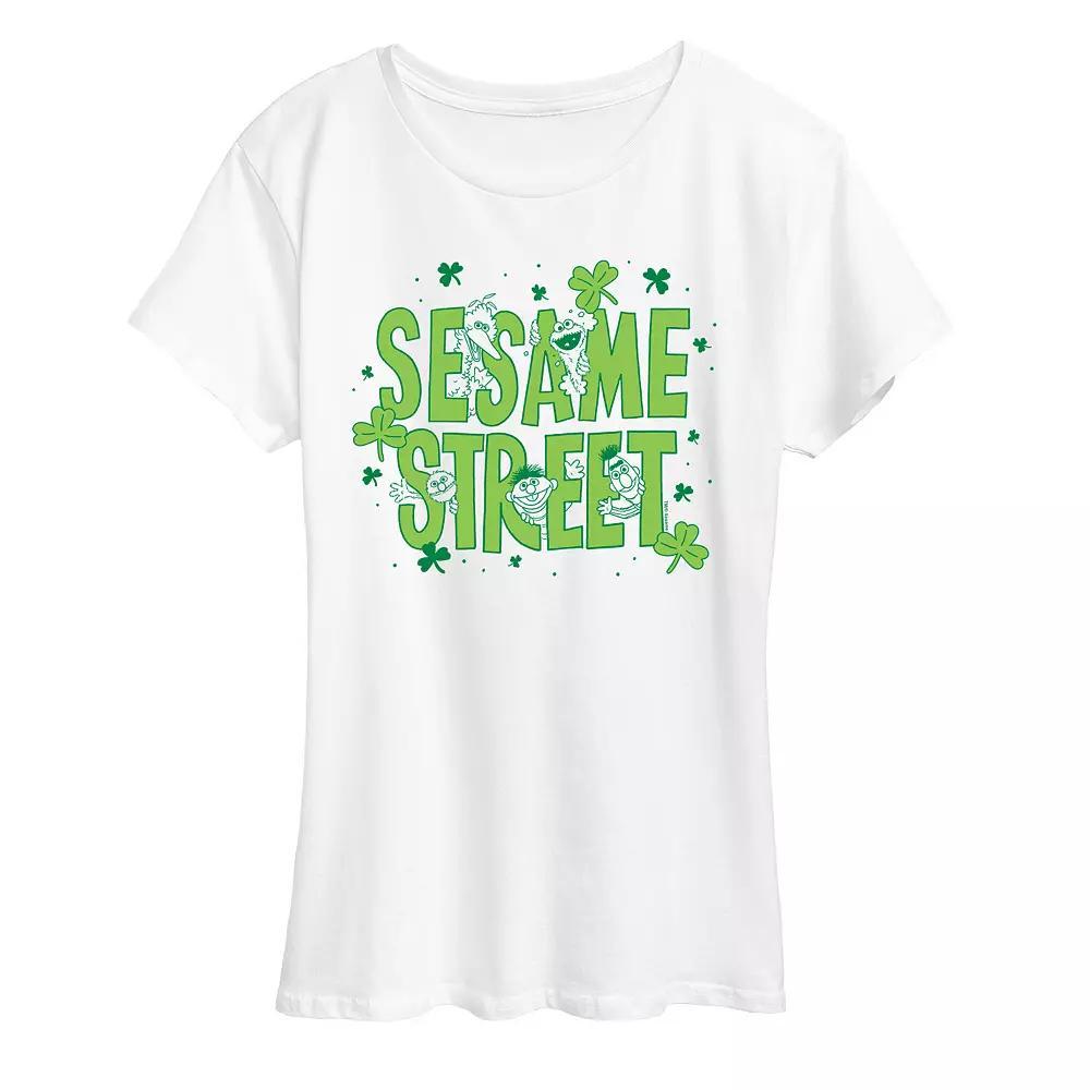 Women's Sesame Street St. Patricks Day Graphic Tee,  Product Image