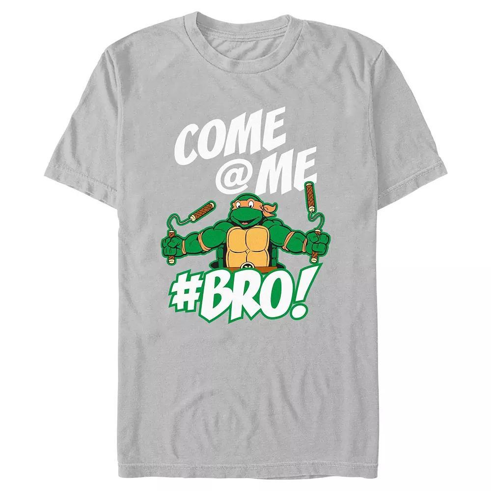 Men's Teenage Mutant Ninja Turtles Come At Me Bro Graphic Tee, Size: XS, Silver Product Image