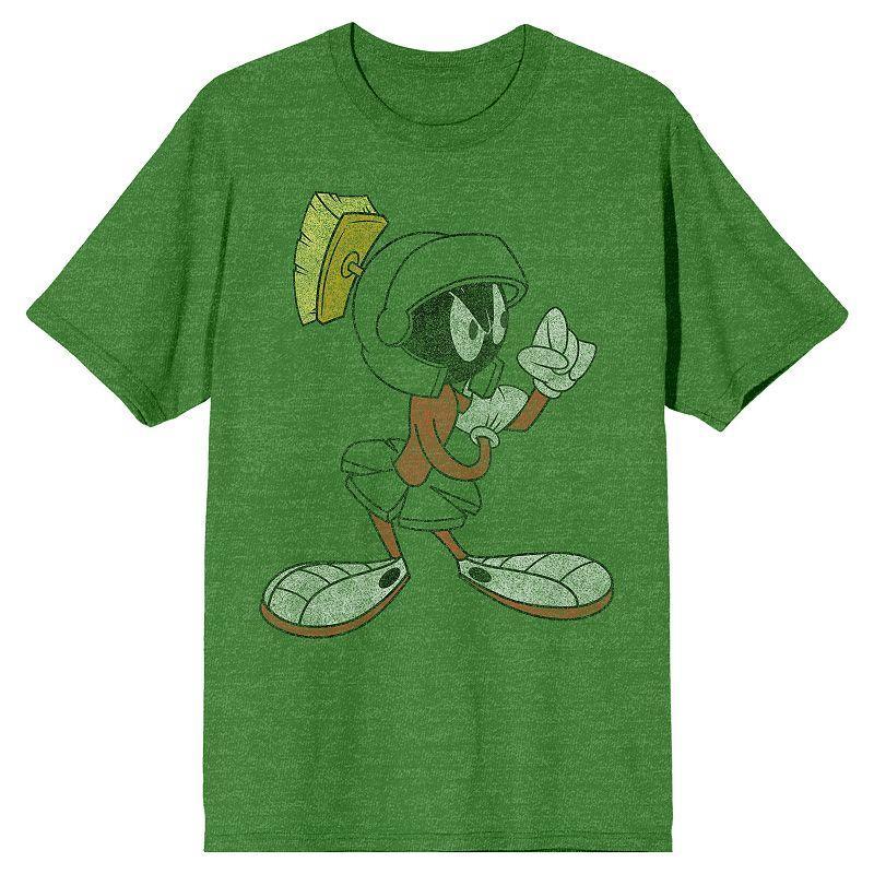 Men's Looney Tunes Marvin Tee, Size: XXL, Green Product Image