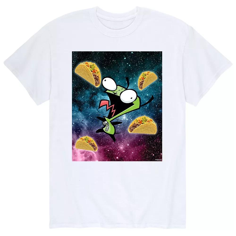 Men's Invader Zim Gir Space Tacos Tee, Size: Medium, Gray Product Image