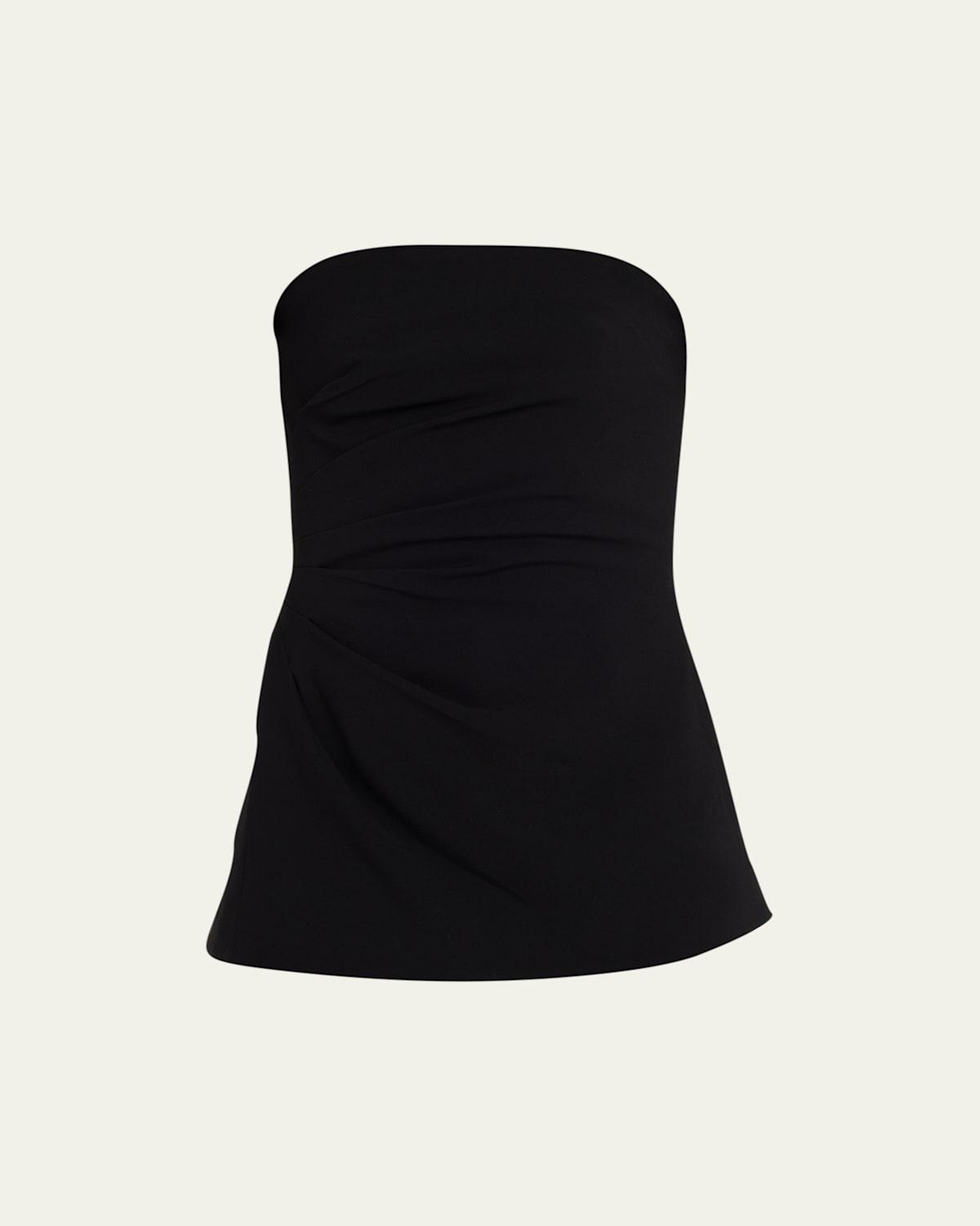 Womens Draped Strapless Top Product Image