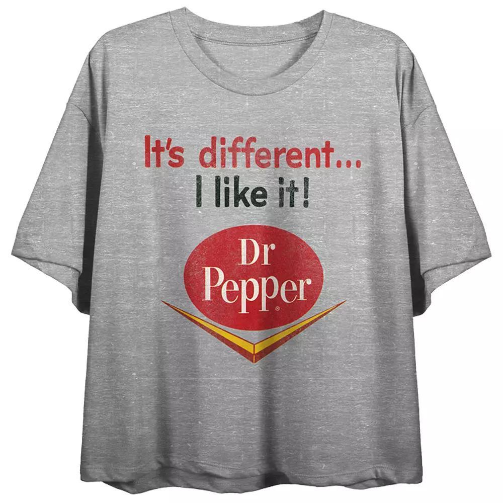 Juniors' Dr. Pepper "It's Different" Graphic Flowy Tee, Women's,  Product Image