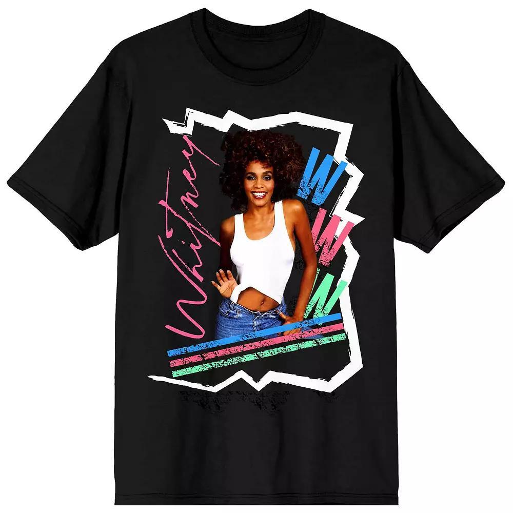 Men's Whitney Houston Tripe Tee,  Product Image