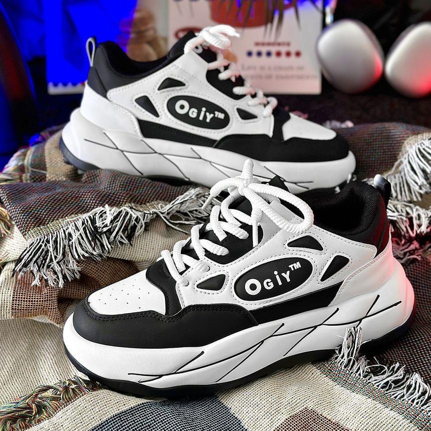 Platform Panel Sneakers Product Image