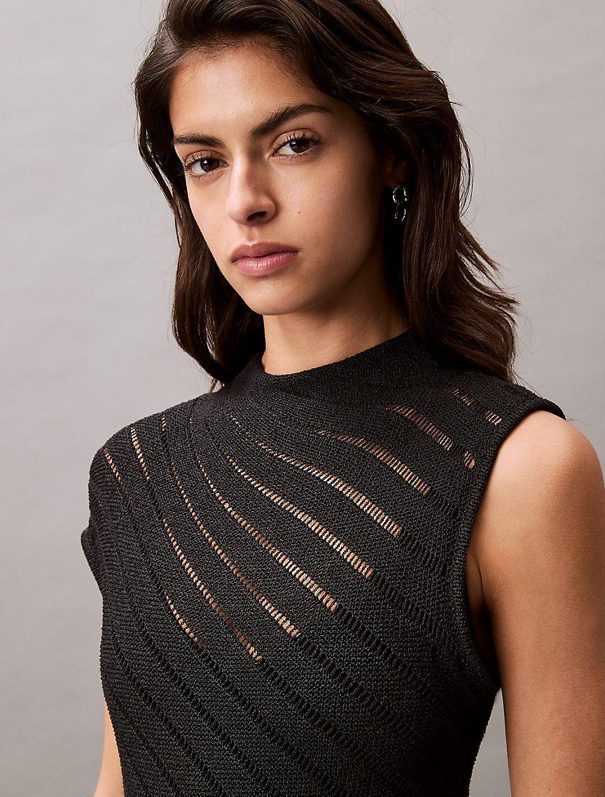 Sweater Stitch Midi Dress Product Image