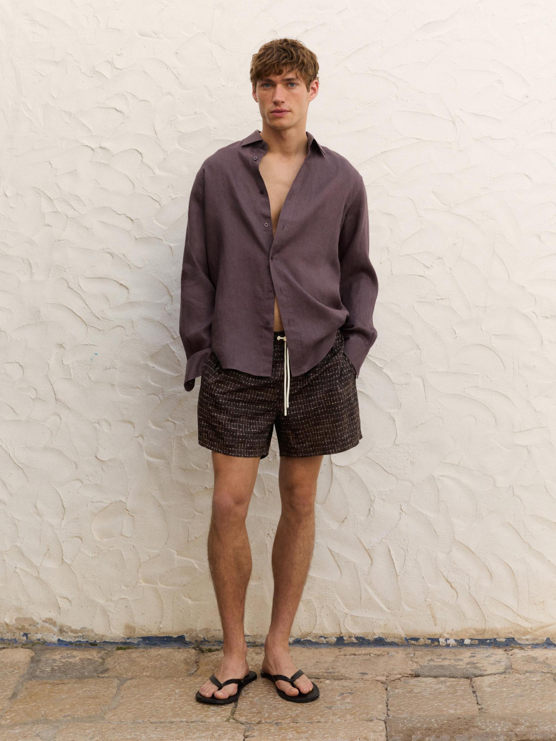 Printed swimming trunks Product Image