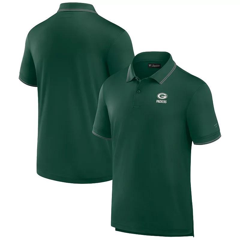 Men's Fanatics Signature Green Green Bay Packers Pique Polo Shirt, Size: 4XL Product Image