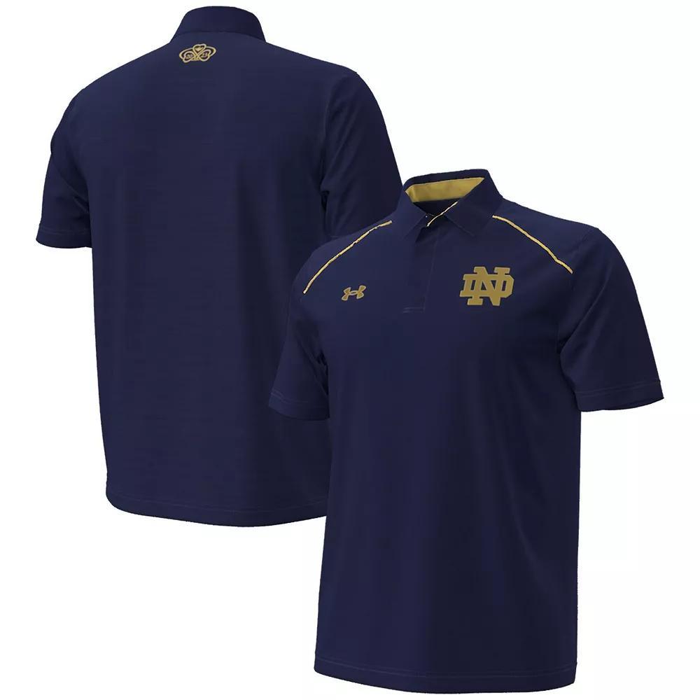 Men's Under Armour Navy Notre Dame Fighting Irish 2023 Aer Lingus College Football Classic Polo, Size: Medium, Blue Product Image
