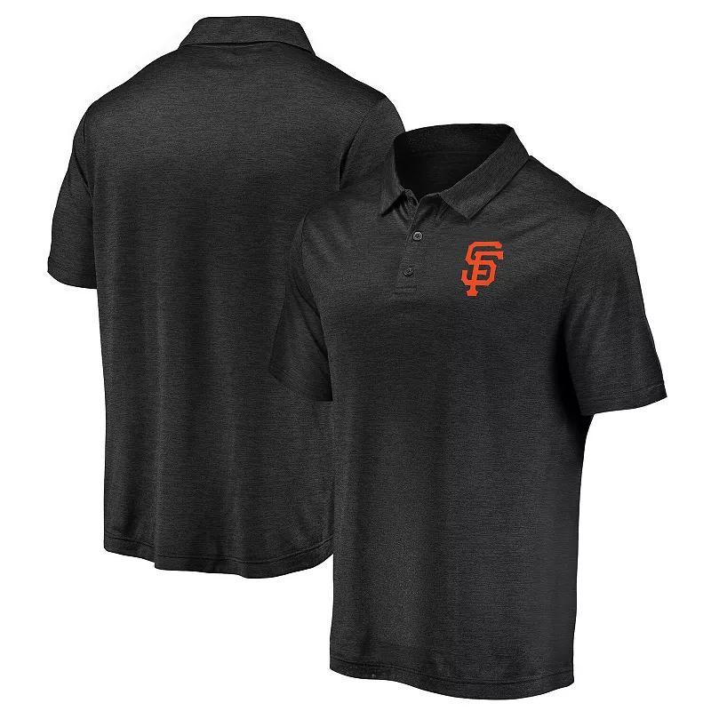 Mens Fanatics Branded San Francisco Giants Iconic Striated Primary Logo Lightweight Polo Product Image