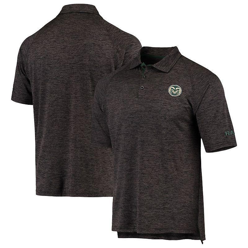 Men's Fanatics Branded Black Oregon Ducks Primary Logo Striated Polo, Size: 4XL Product Image
