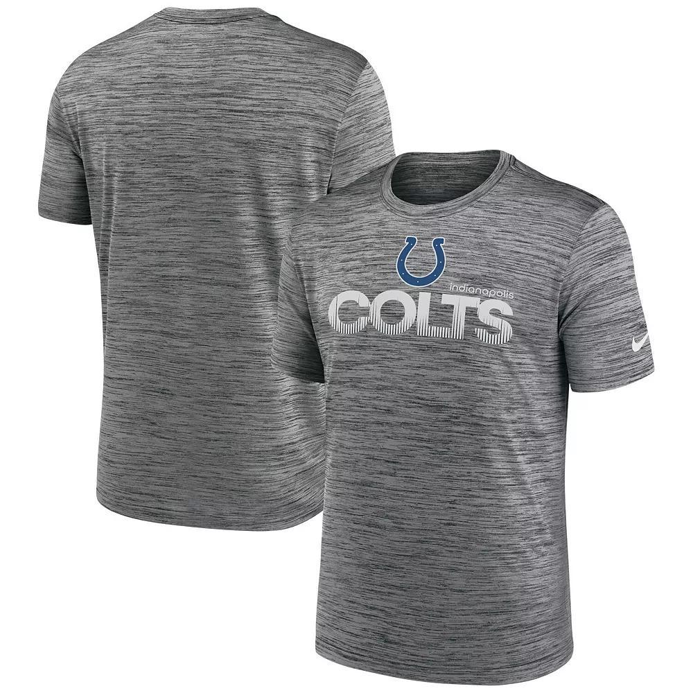 Men's Nike Anthracite Indianapolis Colts Blitz Velocity Modern Performance T-Shirt,  Product Image