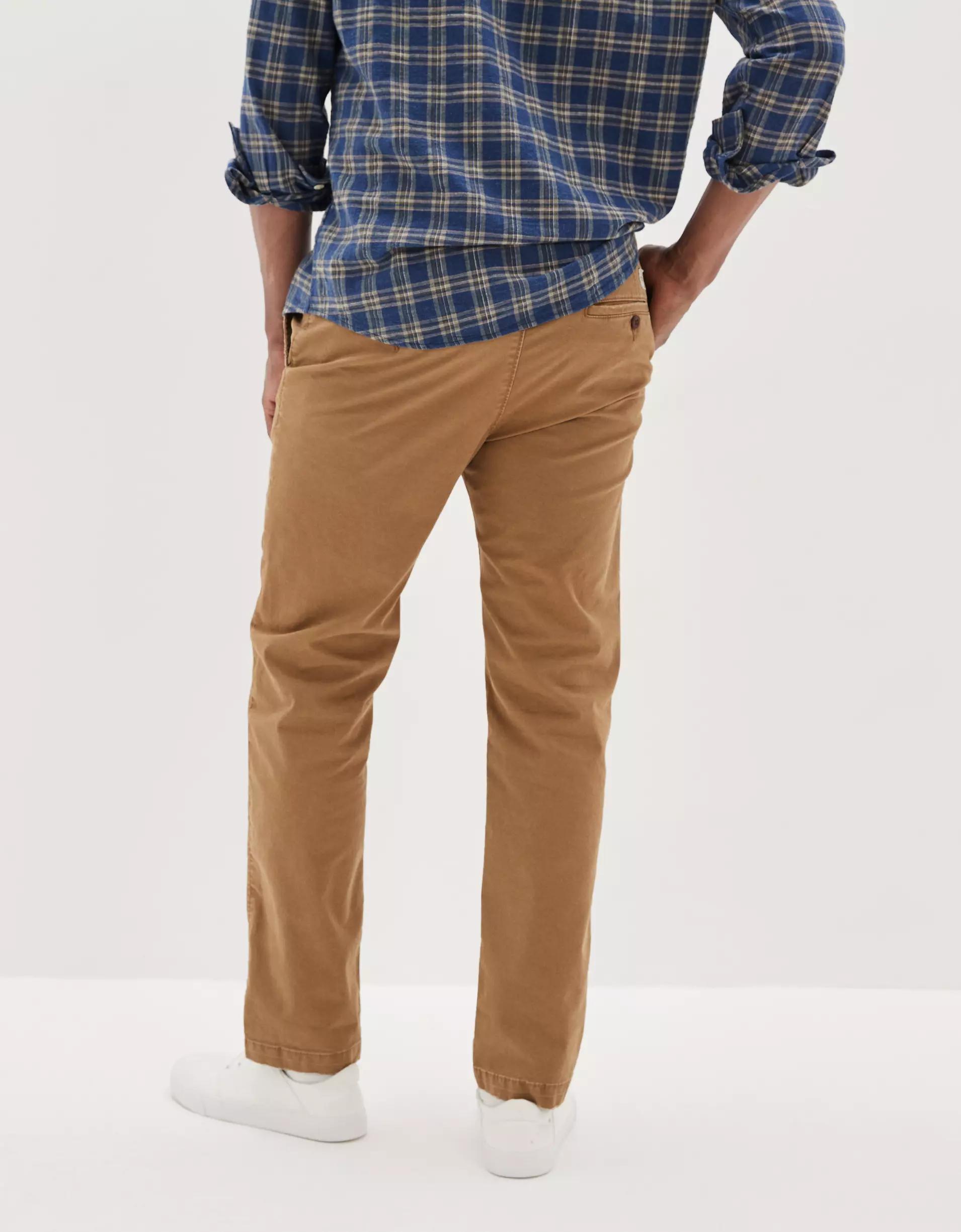 AE Flex Original Straight Lived-In Khaki Pant Product Image