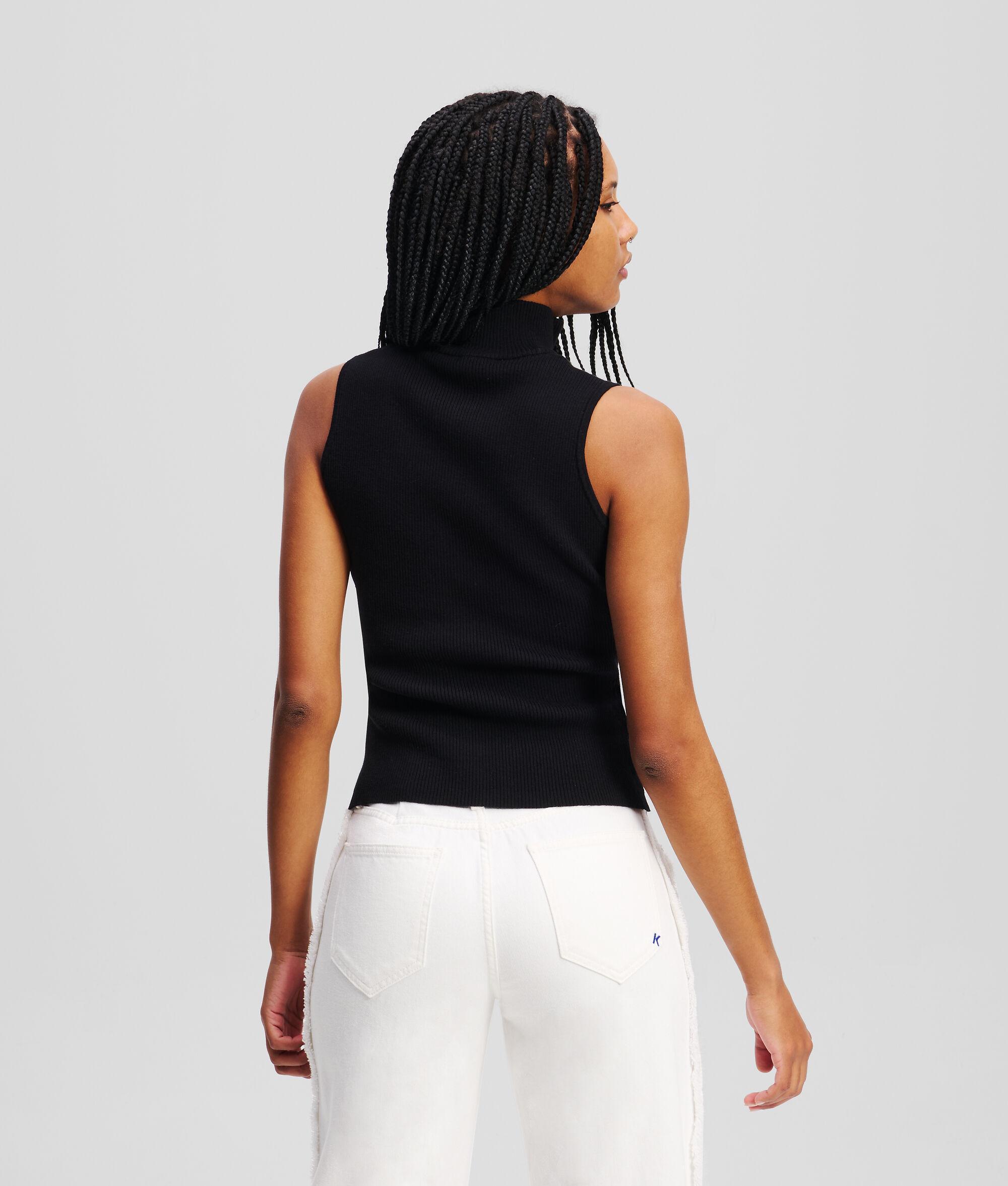 SLEEVELESS KNITTED TOP Product Image