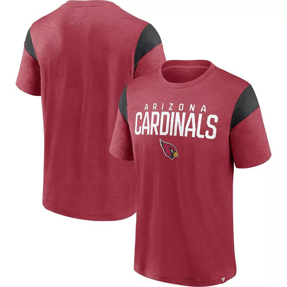 Men's Fanatics Branded Cardinal/Black Arizona Cardinals Home Stretch Team T-Shirt,  Product Image