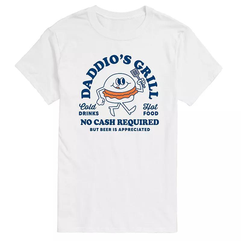 Men's Daddios Grill Tee, Size: Medium, White Product Image