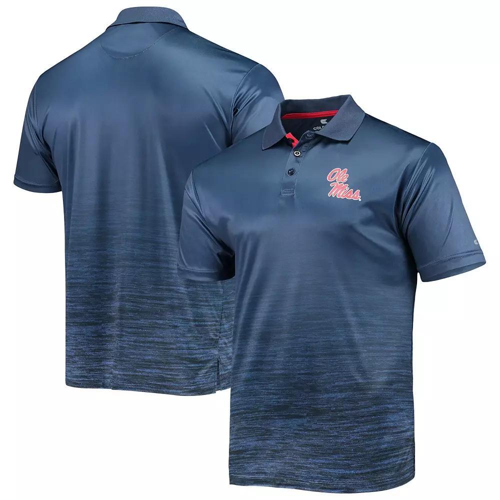 Men's Colosseum Navy Ole Miss Rebels Marshall Polo,  Product Image