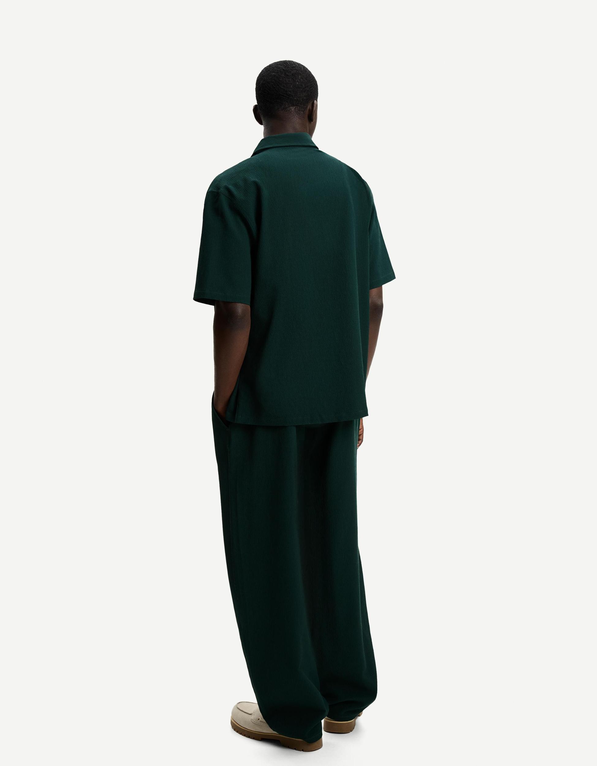 Pleated jogger baggy pants Product Image