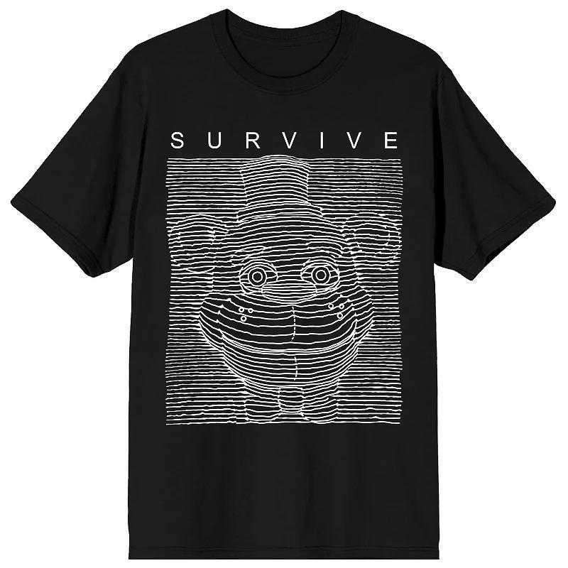 Men's Five Nights at Freddy's "Survive" Radio Line Sketch Graphic Tee,  Product Image