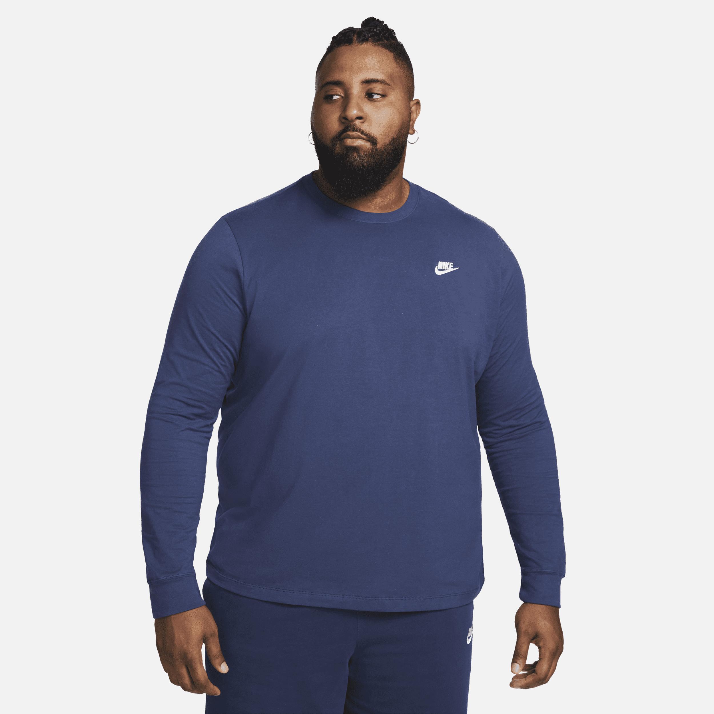 Men's Nike Sportswear Club Long-Sleeve T-Shirt Product Image