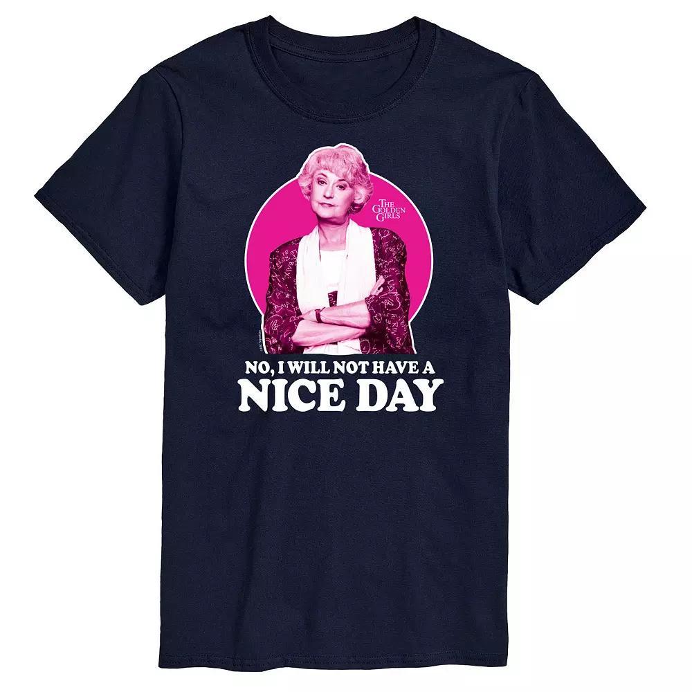 Men's Golden Girls Dorothy Nice Day Tee, Size: Large, Blue Product Image