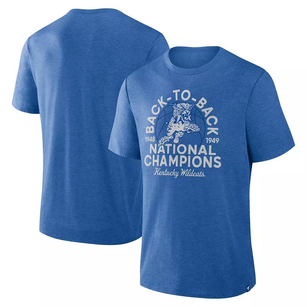 Men's Fanatics Royal Kentucky Wildcats Dynamic Showdown Tri-Blend T-Shirt, Size: 3XL, Blue Product Image