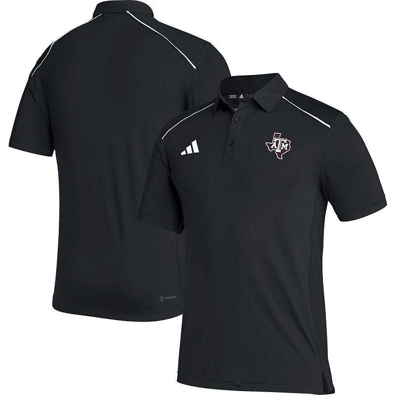 Mens adidas Royal Kansas Jayhawks Coaches AEROREADY Polo Product Image