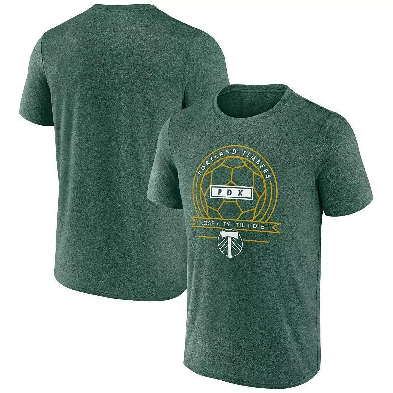 Men's Fanatics Branded Green Portland Timbers Fundamentals T-Shirt,  Product Image