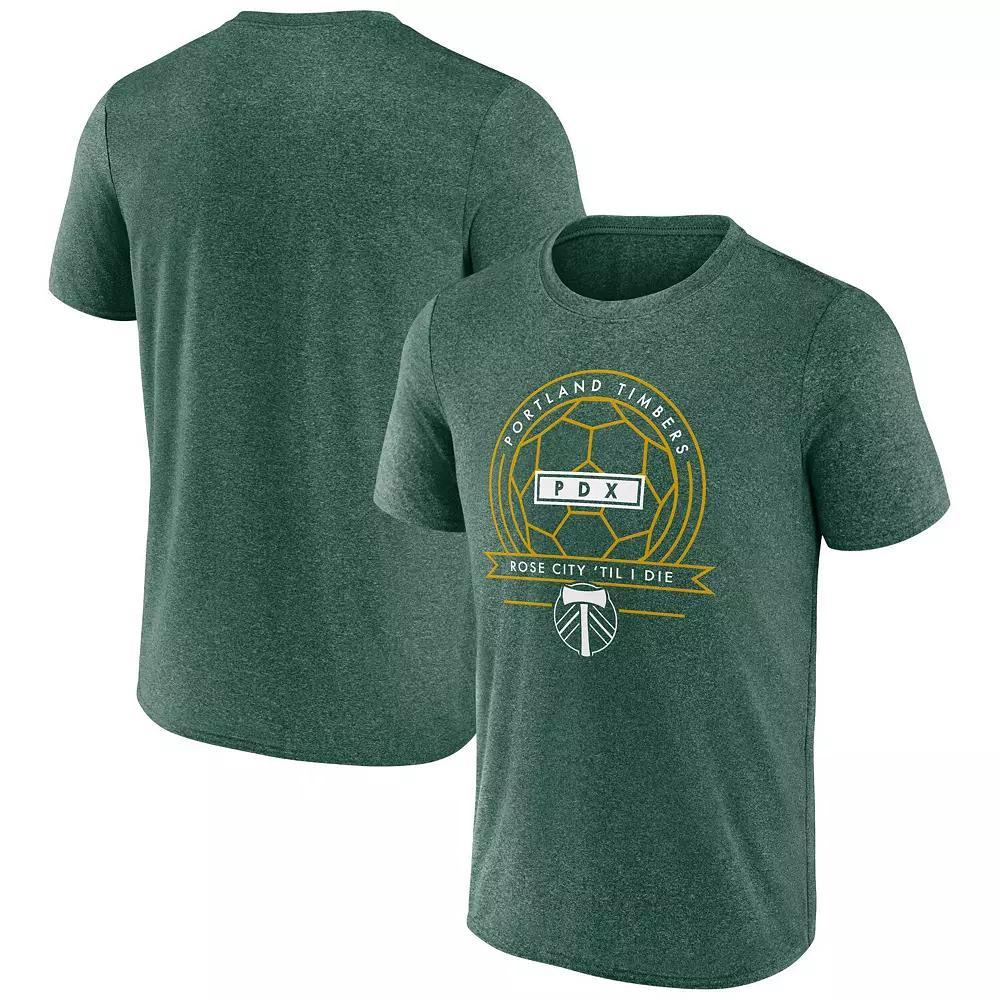 Men's Fanatics Branded Green Portland Timbers Fundamentals T-Shirt,  Product Image