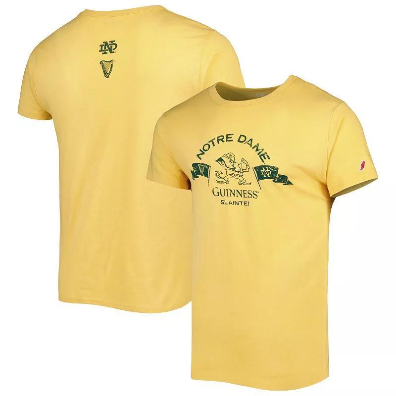 Mens League Collegiate Wear Notre Dame Fighting Irish Guinness Victory Falls Tri-Blend T-Shirt Product Image