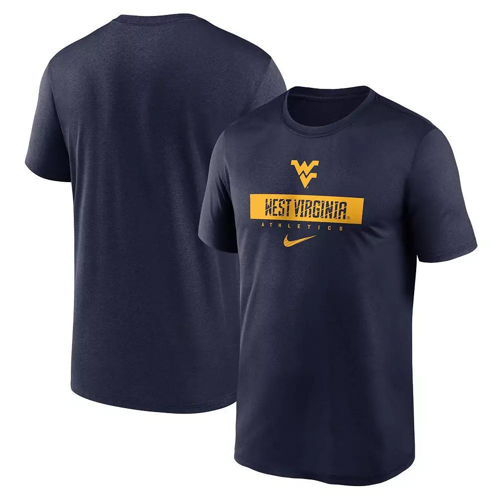 Men's Nike Navy West Virginia Mountaineers 2024 Sideline Legend Performance T-Shirt,  Product Image