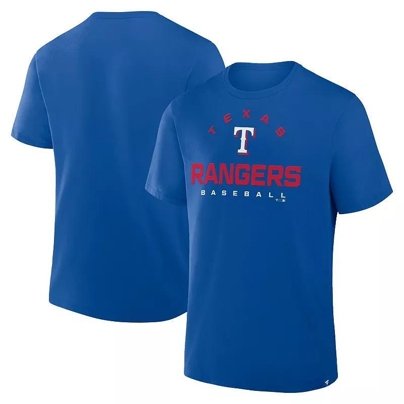 Men's Fanatics Royal Texas Rangers Clubhouse Legacy Primary Play T-Shirt,  Product Image