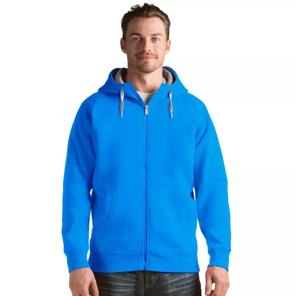 Men's Antigua Victory Full-Zip Hoodie, Size: XXL, Columbia Blue Product Image